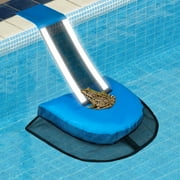 Pool Animal Saving Escape Ramp, Critter Frog Saver for Swimming Pool, Rescue for Frog, Toads, Lizards, Ducks, Snakes, Squirrel, Chipmunk, Mice, Reduces Pool Maintenance Accessories(Blue)