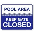 thumbnail image 1 of Pool Area Keep Gate Closed Sign, Pool Sign,, 1 of 1