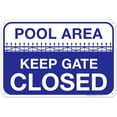 thumbnail image 1 of Pool Area Keep Gate Closed Sign, Pool Sign,, 1 of 1