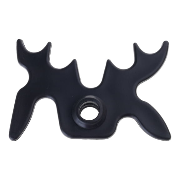 Billiard Cue Rest Bridge Black Snooker Billiards Cue Rack Slip-On Moosehead Bridge Head for Billiard Pool Cue Stick