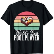 Pool Billiards Worlds best Pool Player T-Shirt