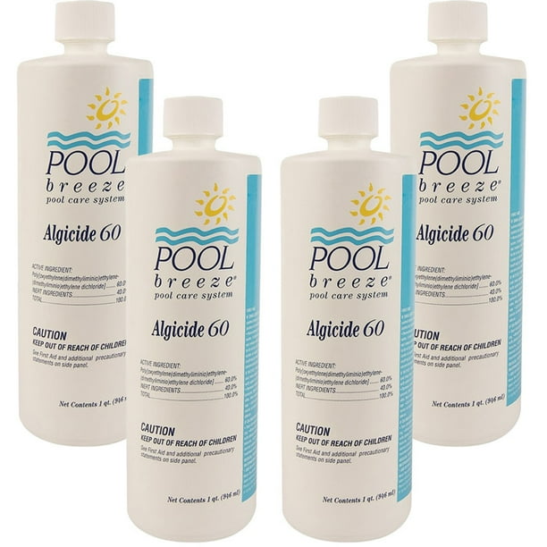 Pool Breeze Algicide 60 Swimming Pool Algaecide 1Quart