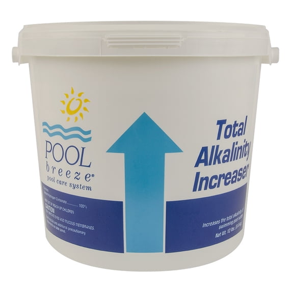 Pool Breeze Swimming Pool Alkalinity Up Increaser Plus Sodium Bicarbonate - 12 lb Bucket