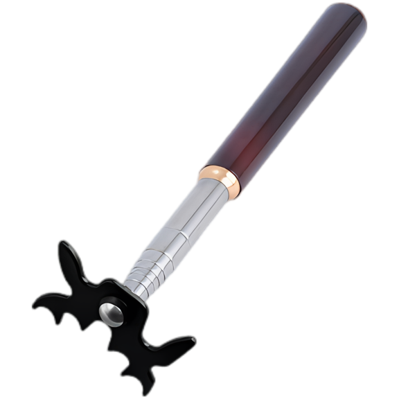 Pool Bridge Stick, Retractable Cue with Wooden Handle, Extends for Accurate Shots, Portable Billiard Snooker Stick, 12.6 x 3.9 x 3.1 in