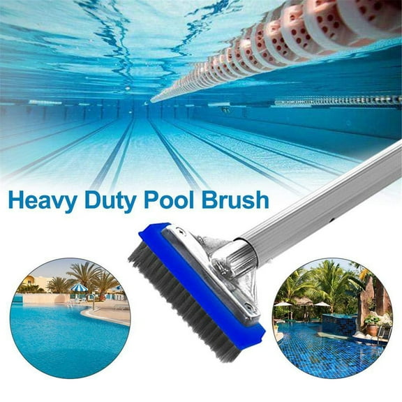 Pool Brush,5" Metal Pool Cleaning Brush,Versatile Pool Algae Deposits Detail Cleaning Brush,Suitable for Ground Swimming Pool and Spas