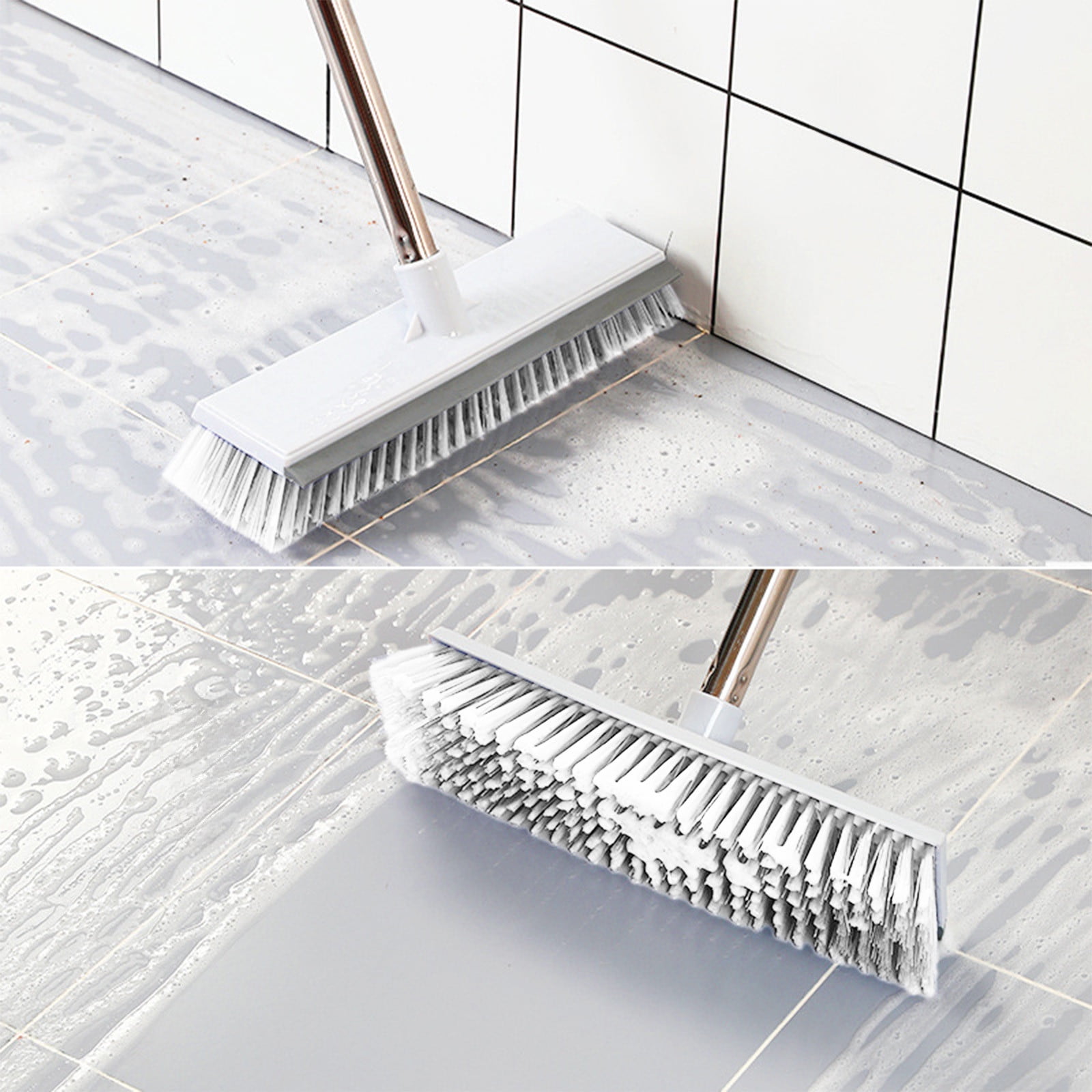 Pool Brush Long Handle Stiff Bristle Purpose Floor Brush Cleaning