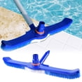thumbnail image 1 of Pool Brush Tile Scrubber, Aluminium Frame, Nylon Bristles, Efficient Wall Cleaning, Universal Pole Attachment, Durable Inground Pool Maintenance Tool, Topliu, 1 of 9