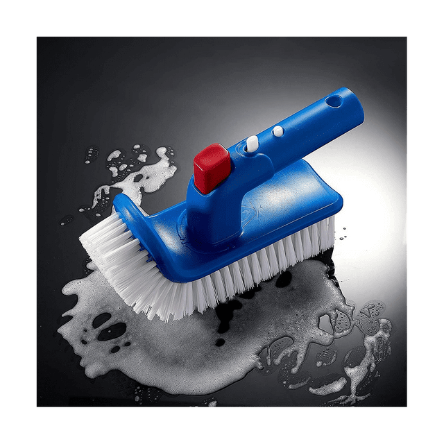 Pool Brush for Step & Corner, Rotatable Hand Scrub Brush, for Pool,Spa