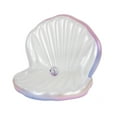 thumbnail image 1 of Pool Candy Giant Oyster Shell Lounge with Glitter Pearl Beach Ball, 1 of 5
