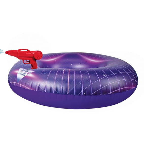 Collections Etc Squirt Gun Pool Tube with Laser Sound Effects