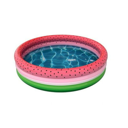 Pool Candy PC6060WM-F 60 x 60 x 15 in. Inflatable Sunning Pool Featuring a Watermelon