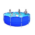 thumbnail image 1 of Pool Central 15' x 48" Round Steel Frame Above Ground Swimming Pool Set - Blue, 1 of 2