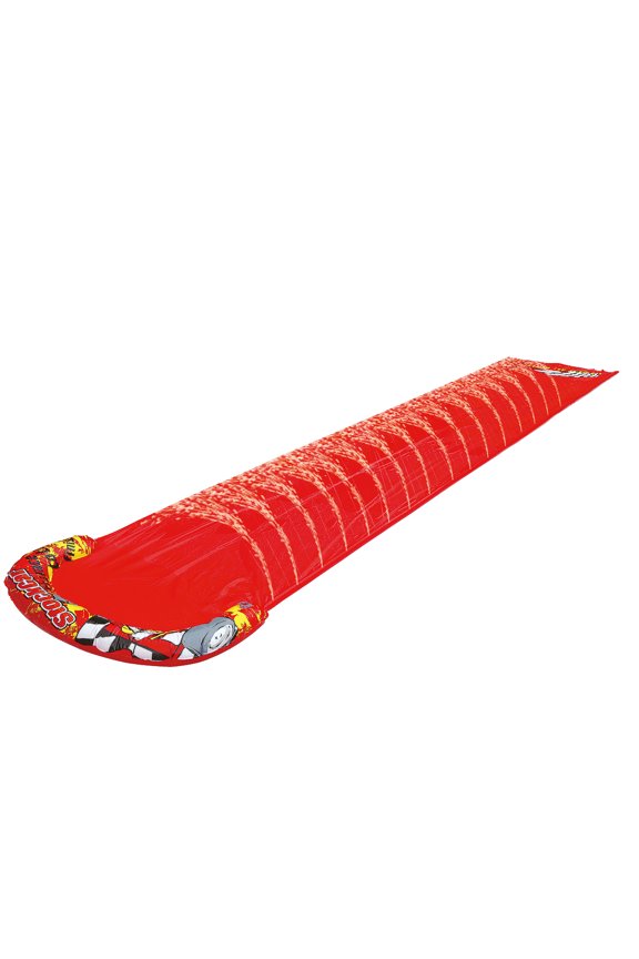 Inflatable Race Car Themed Water Slide - 16.5' - Red