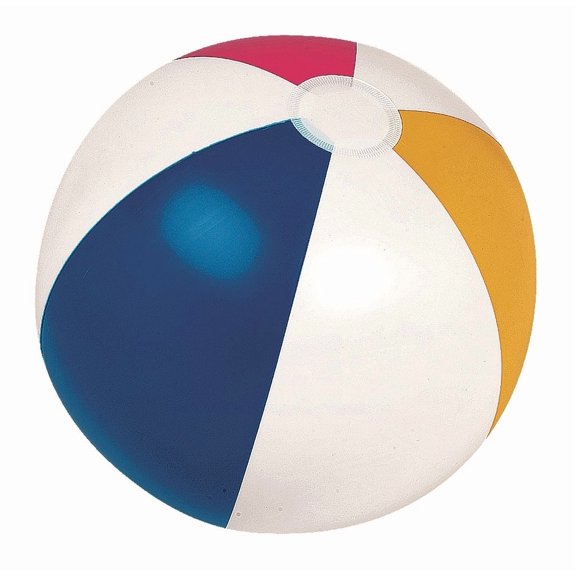 16" Inflatable Subtle Colored 6-Panel Swimming Pool and Beach Ball