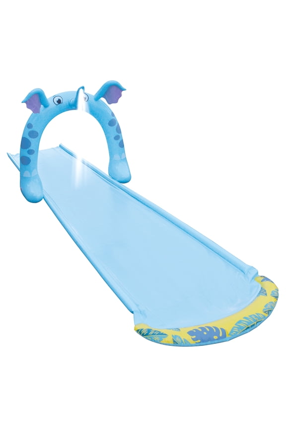 16' Inflatable Elephant Arch Sprayer Slide Outdoor Kids Water Toy