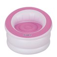 thumbnail image 1 of Pool Central 35" White and Flamingo Pink Indoor/Outdoor Inflatable "Easigo" Chair, 1 of 2