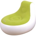 thumbnail image 1 of Pool Central 36.5" White and Green Inflatable Indoor/Outdoor "Easigo" Side Chair, 1 of 2