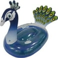 thumbnail image 1 of Pool Central 4.75' Purple Inflatable Peacock Swimming Pool Float, 1 of 5