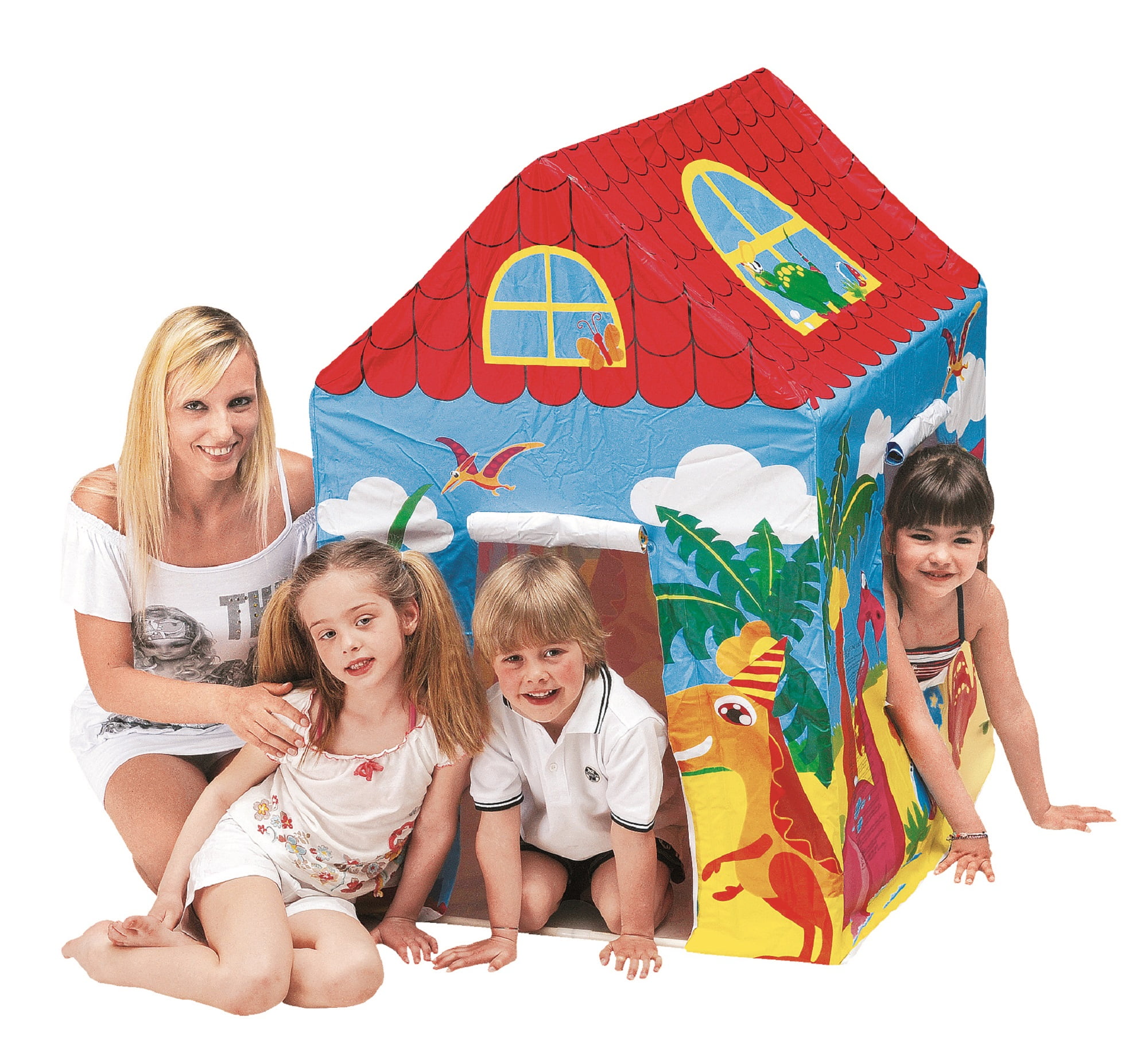 Pool Central 43" Dinosaurs Children's Vinyl Playhouse