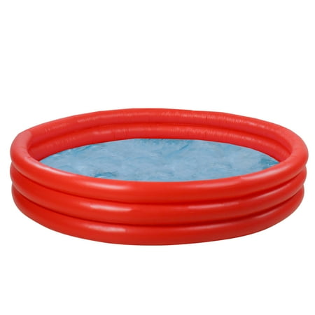 Pool Central 48" Inflatable Round Children's Swimming Pool - Red/Blue