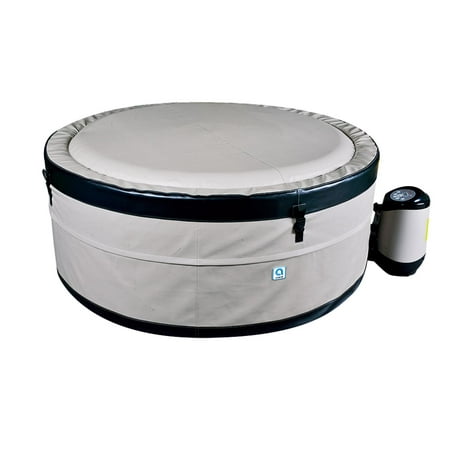 Pool Central 6' Gray and Black Portable Grand Rapid Swift Current Indoor or Outdoor for Spa