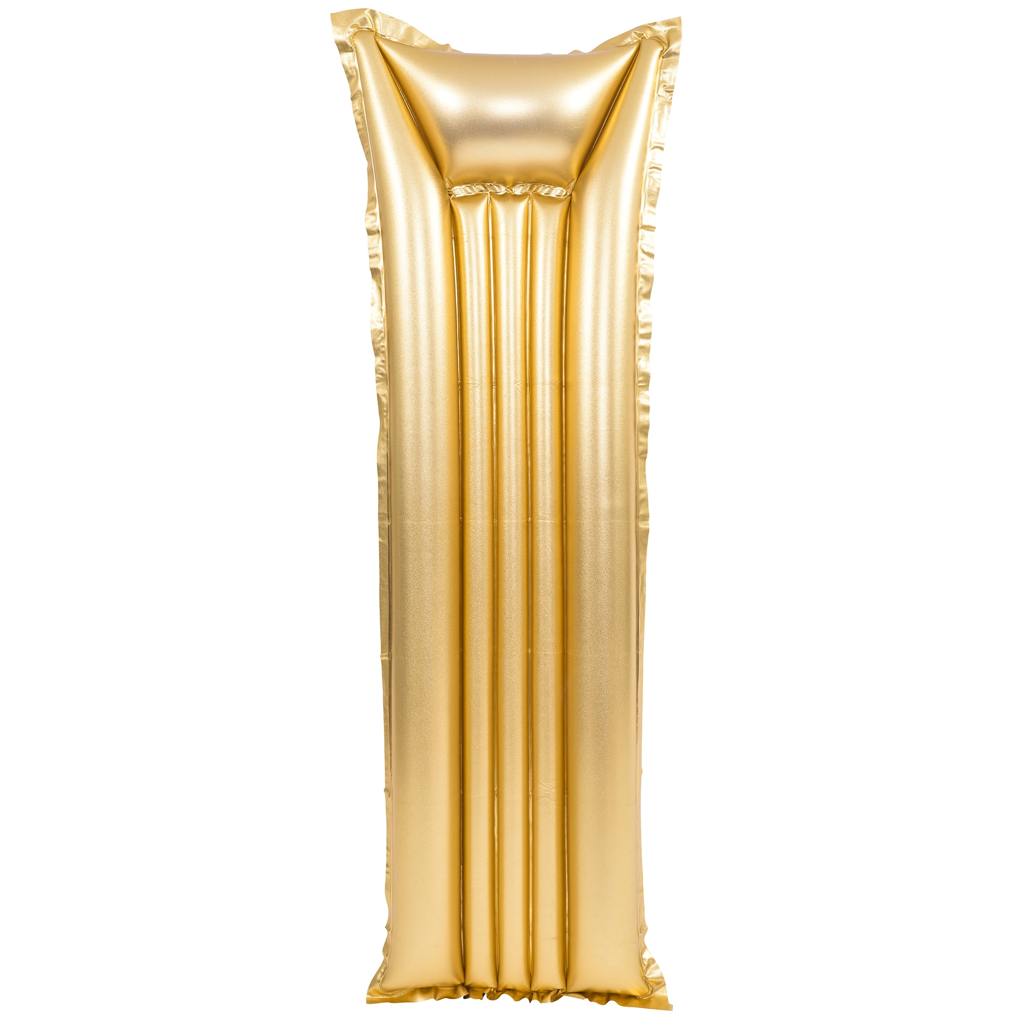 Pool Central 6' Inflatable Golden Swimming Pool Mattress Float ...