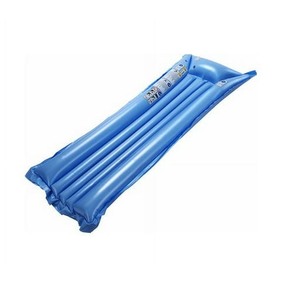 Pool Central 72" Classic Mattress Style Inflatable 1-Person Lounge Swimming Pool Raft - Blue