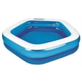 thumbnail image 1 of Pool Central 79" Pentagon Inspired Inflatable Swimming Pool - Blue/White, 1 of 1