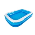 thumbnail image 1 of Pool Central 8.5' Blue and White Inflatable Rectangular Swimming Pool, 1 of 9