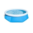 thumbnail image 1 of Pool Central 8ft Round Inflatable Easy Set Kids Swimming Pool with Filter Pump, 1 of 7