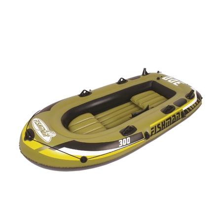 Pool Central 99" Inflatable Fishman 300 Boat with Oar and Pump Set