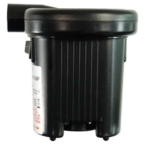 Pool Central AC or DC Handheld Electric Powered Inflate and Deflate Air Pump 3.5" - Black