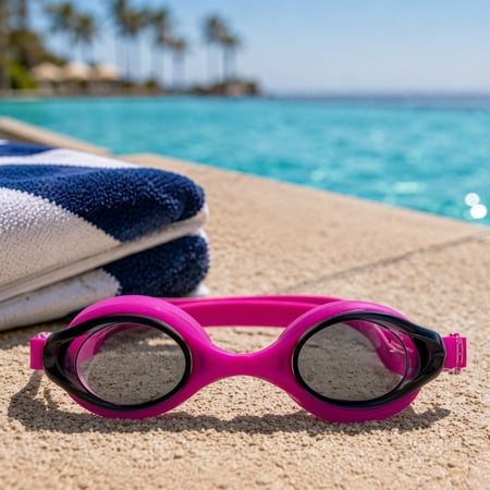 Pool Central Age 8-14 - Pink Goggles Swimming Pool Accessory