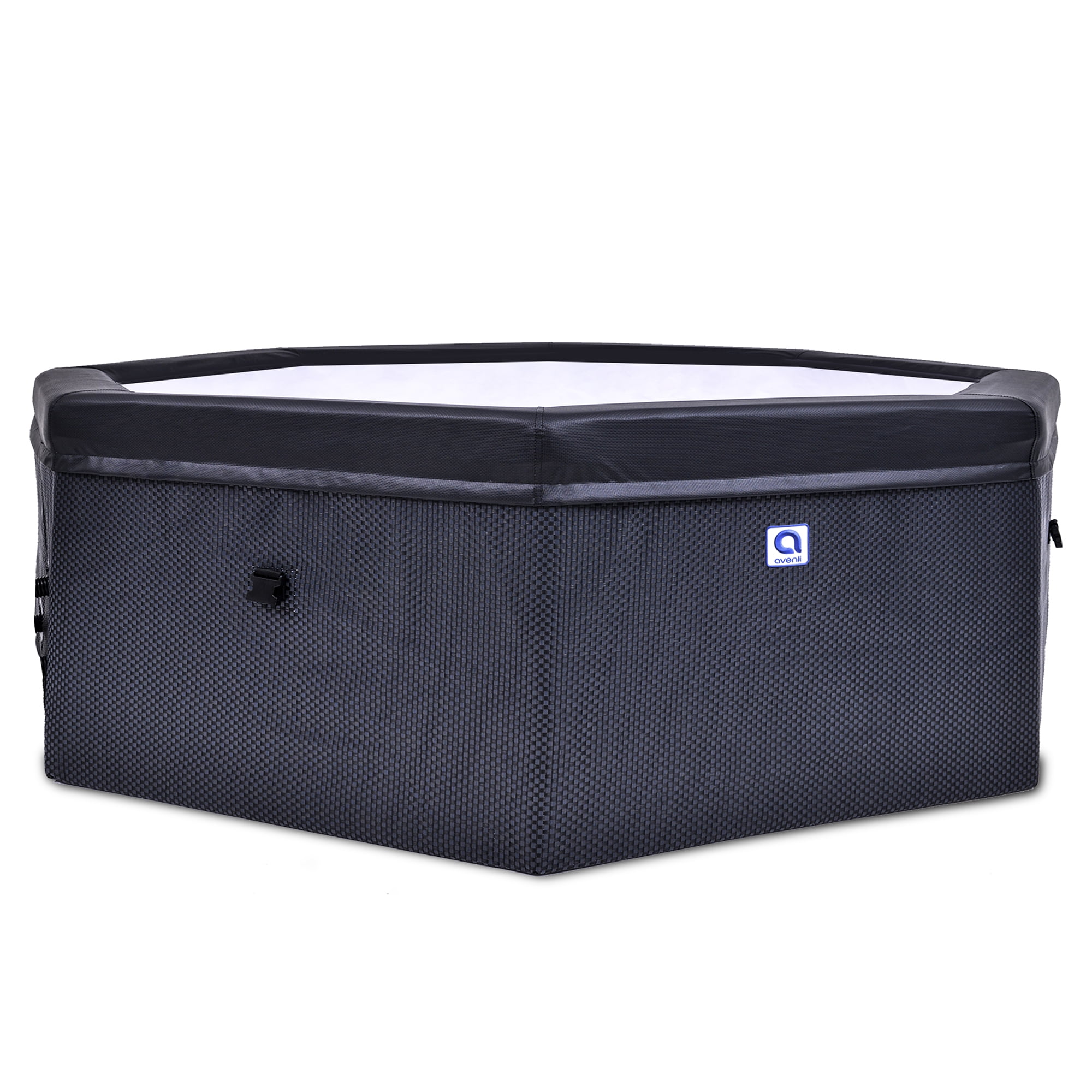 Pool Central Avenli Aegean 6-Person Rigid Foam Wall Portable Hot Tub Spa