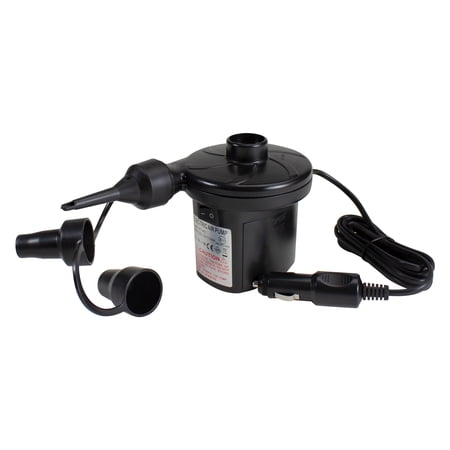 Pool Central Battery Operated or DC Electric Powered Inflate and Deflate Air Pump 4.5" - Black