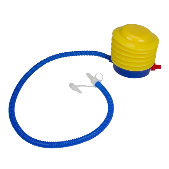Pool Central Bright Portable Foot Pump for Pool and Spa 8" - Yellow/Blue