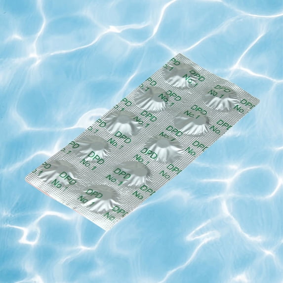 Pool Central DPD No. 1 Water Test Tablets for Swimming Pools - 10ct Per Pack