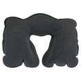 thumbnail image 1 of Pool Central Inflatable Comfort Travel Neck Air Pillow - 18" Gray, 1 of 3