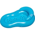 thumbnail image 1 of Pool Central Inflatable Cool Chair Swimming Pool Lounger Float - 60.5" - Blue, 1 of 3