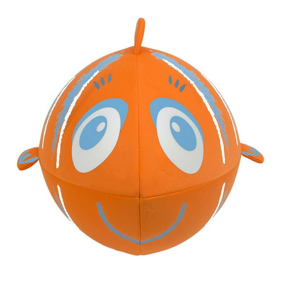 Pool Central Inflatable Fish Beach Ball - 27" - Orange and Blue