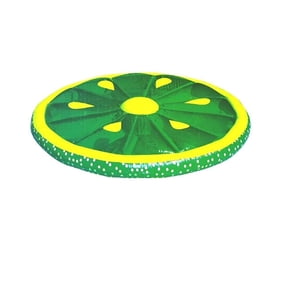 Pool Central Inflatable Fruit Slice Swimming Pool Lounger Raft - 60" - Lime