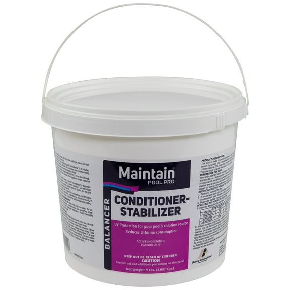 Pool Central Maintain Pool Pro Balancer Conditioner Stabilizer - 9 lbs.