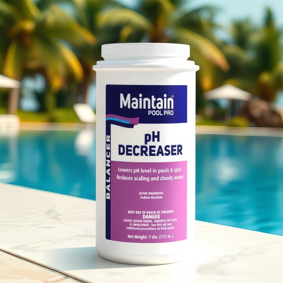 Pool Central Maintain Pool Pro Balancer pH Decreaser - 7 lbs.