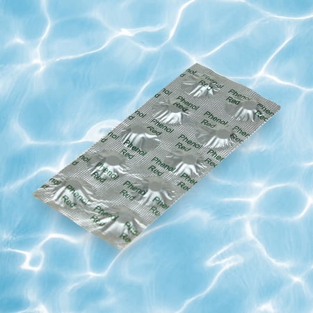 Pool Central Pack of 10 Phenol Red Water Test Tablets for Swimming Pools