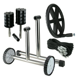 Whirlwind Above Ground Aluminum Solar Reel - Up to 24' Wide 