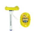 thumbnail image 1 of Pool Central  Relaxing Woman Floating Swimming Pool Thermometer with Cord 7.5" - Yellow, 1 of 1