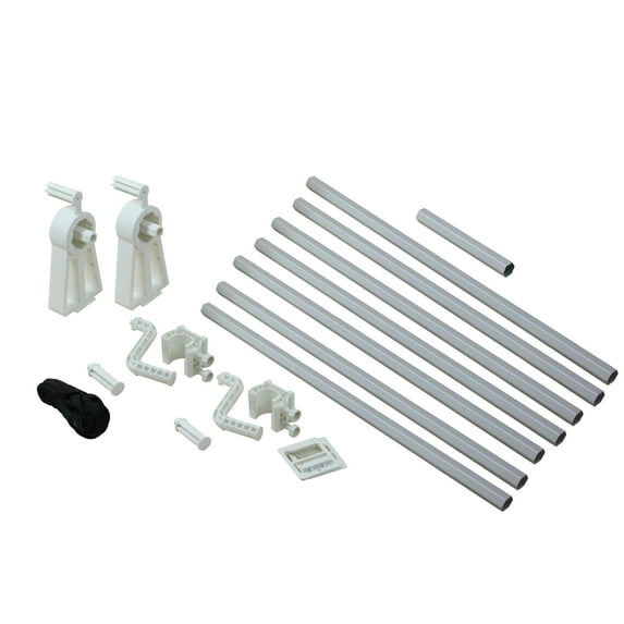 Pool Central Standard Cover Reel for Above Ground Pool with Adjustable Tube 14" x 20' - White/Gray