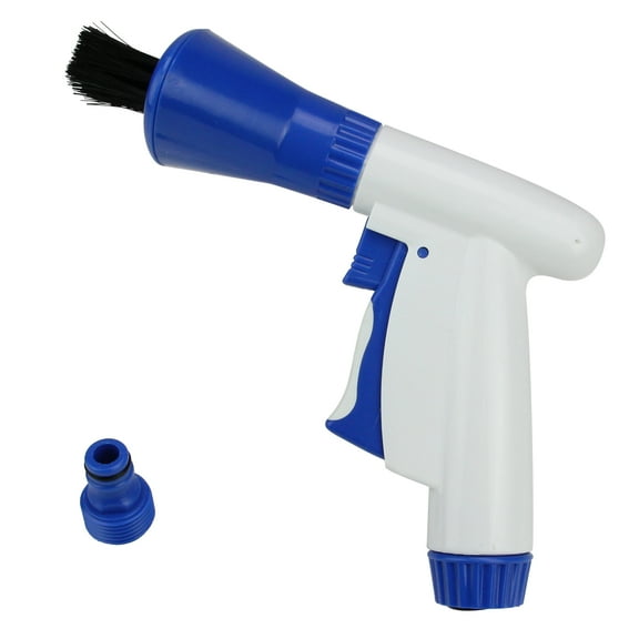Pool Central Swimming Pool Filter Cleaning Spray Brush Head 8" - Blue/White