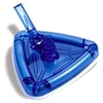 thumbnail image 1 of Pool Central Triangular Transparent Weighted Swimming Pool Vacuum Head 11" - Blue/White, 1 of 1