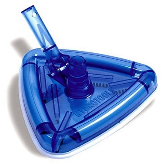 Pool Central Triangular Transparent Weighted Swimming Pool Vacuum Head 11" - Blue/White